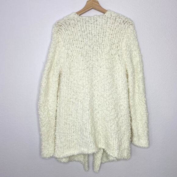 1. State Antique White Golden Hour Drape Front Cardigan NWT Womens Size Small - Picture 4 of 7